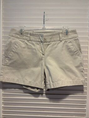 J. Crew Factory Women's Size 4 Light Khaki Chino Shorts